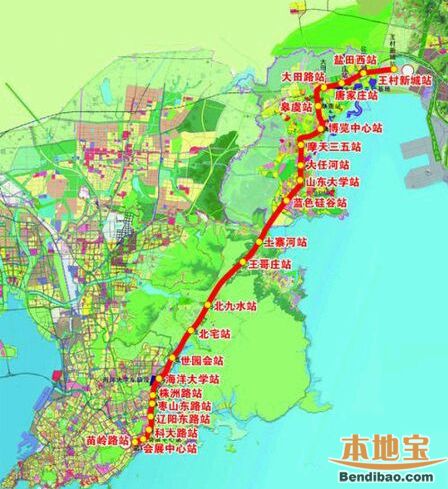 青岛地铁11号线站点有哪些